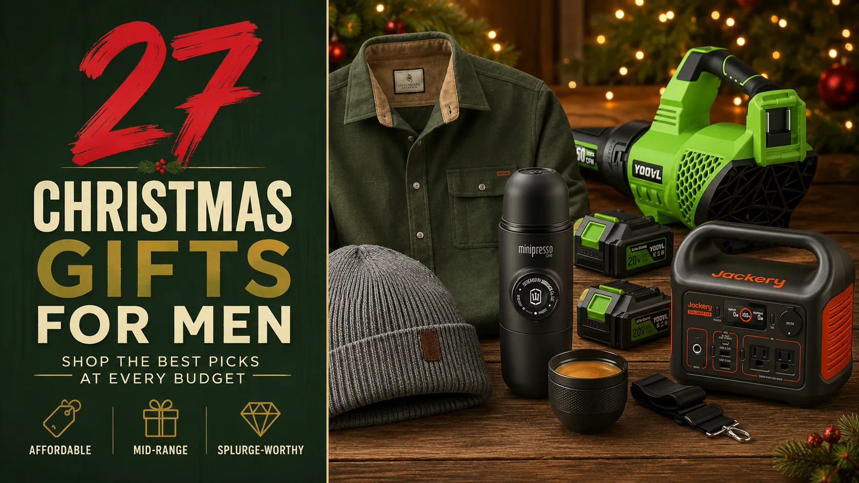 27 Christmas Gifts for Men for Every Budget