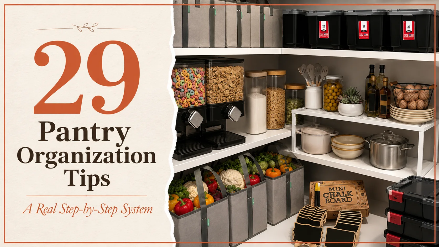 29 Pantry Organization Tips for a System That Holds Together