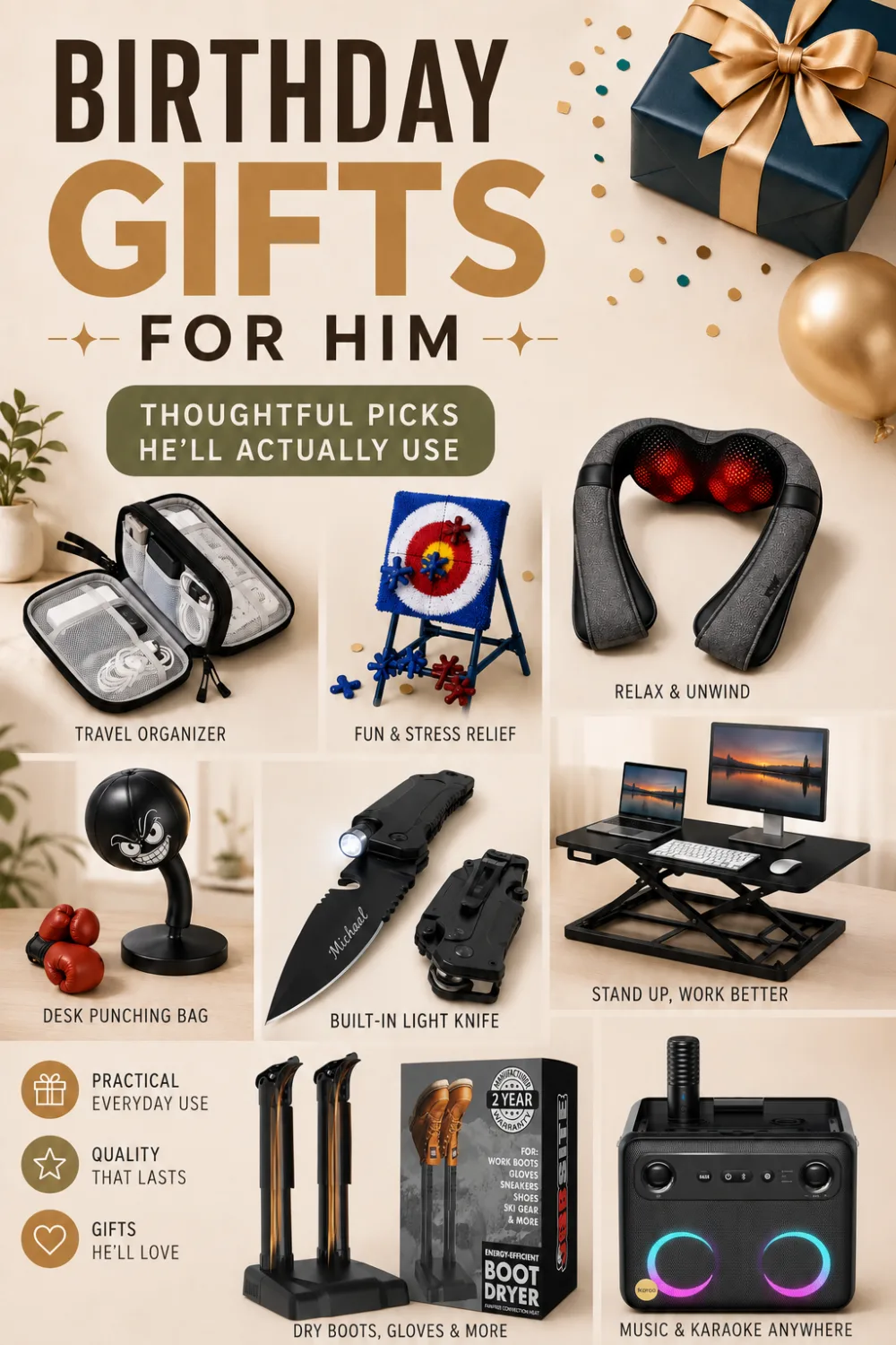 28 Birthday Gifts for Him, From Practical to Splurge-Worthy, pin this list