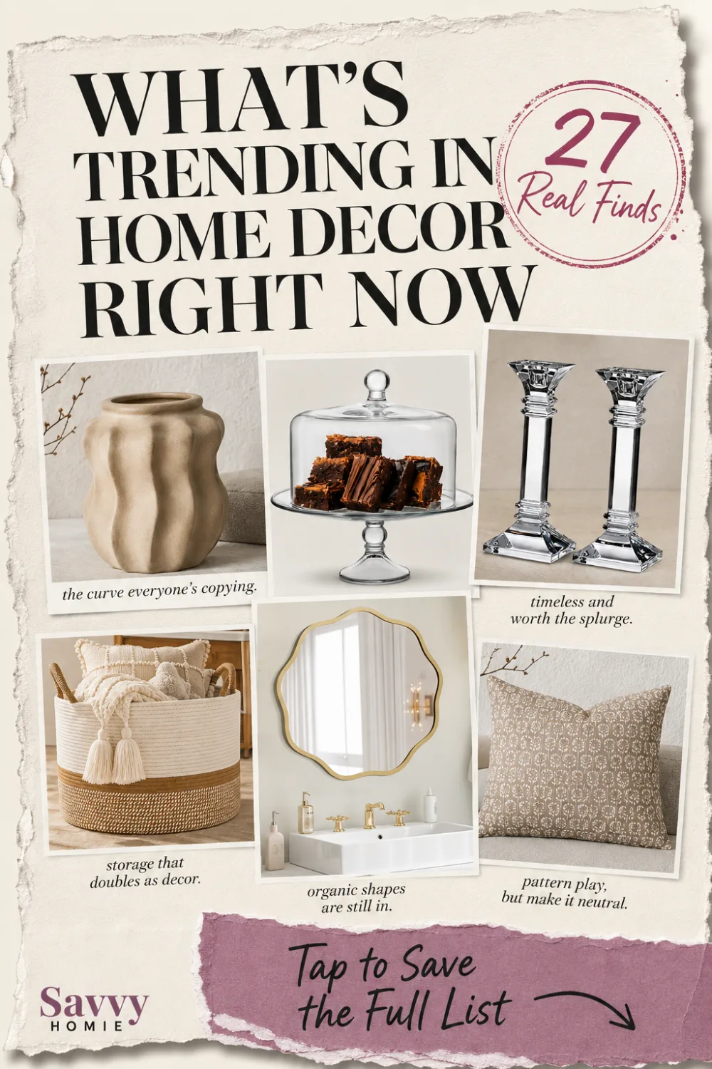 27 Trendy Home Decor Finds Worth Buying Right Now, pin this list