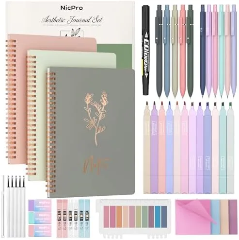 Aesthetic Journal and Planner Set