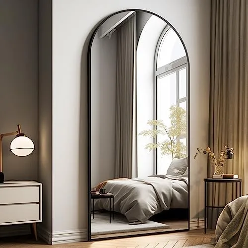 Lean a Full-Length Mirror Instead of Mounting One