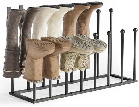 Steady Boots Upright Instead of Slouched in a Pile