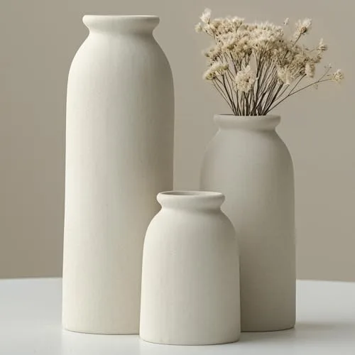 Ceramic Vase Set, 3-Piece