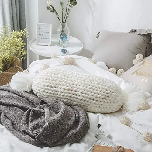 Chunky Knit Throw Pillow