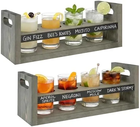 Cocktail Tasting Flight Tray