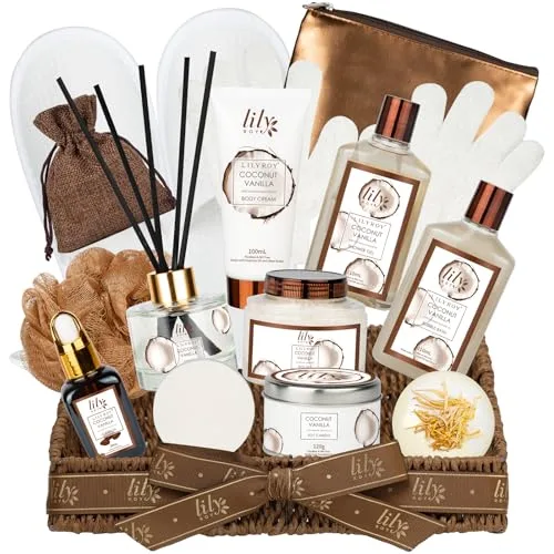 Coconut Vanilla Spa Gift Basket