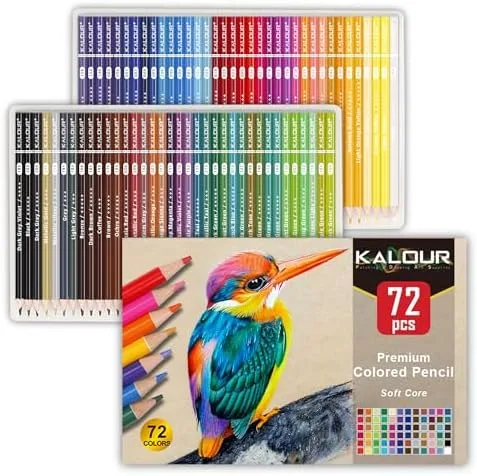 Colored Pencil Set, 72-Piece