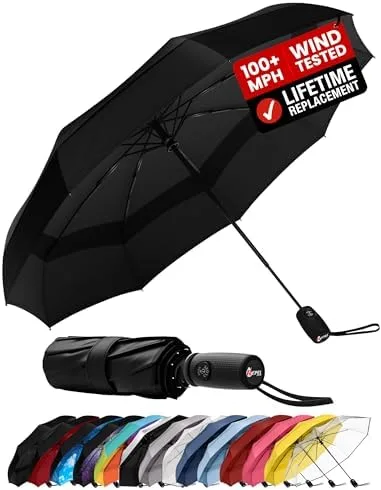 Windproof Compact Travel Umbrella