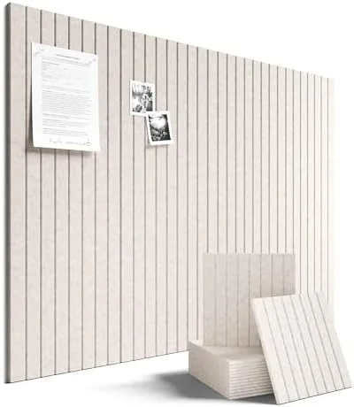 Ribbed Cork Memo Board Panels