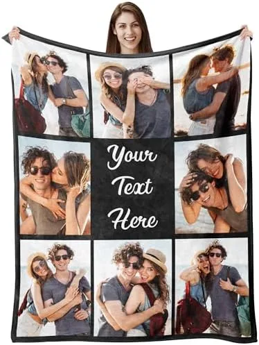 Custom Photo Collage Blanket