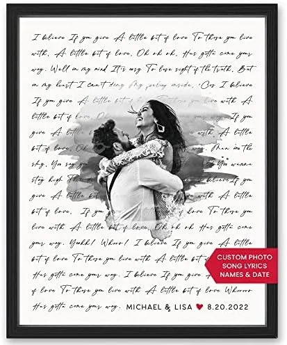 Custom Song Lyric Print