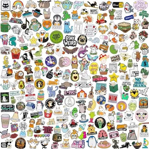 Enamel Pin Set, 100-Piece