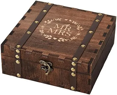 Engraved Mr & Mrs Keepsake Box