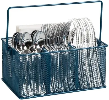 Carry Forks, Napkins, and Paper Plates to the Table in One Trip