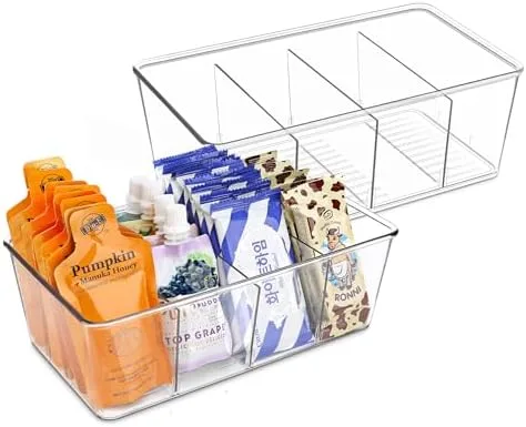 Keep Loose Packets From Sliding Around a Shelf