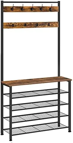 Get a Bench, Hooks, and a Shelf in One Piece of Furniture