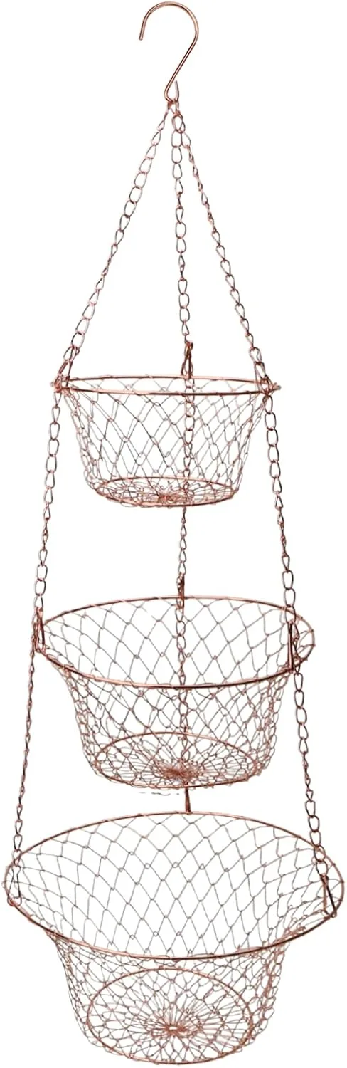 Hang Mesh Bags for Onions and Garlic Instead of a Bin That Eats the Counter