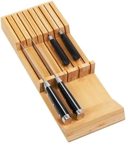 Stand Knives Up in a Drawer Instead of a Block Taking Up Counter Room