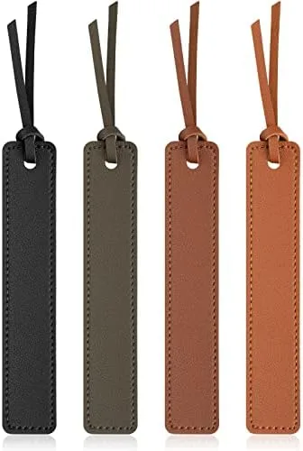 Leather Bookmark Set