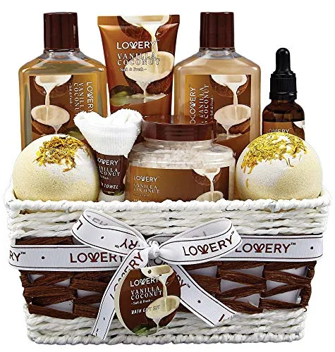 Lovery Vanilla Coconut Spa Gift Basket