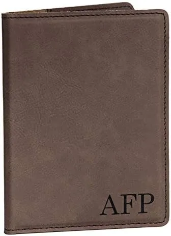 Monogrammed Passport Holder