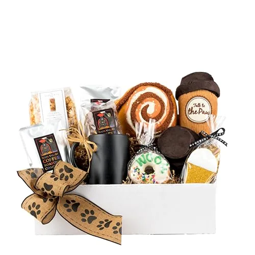 Napa Valley Coffee & Dog Treats Gift Basket