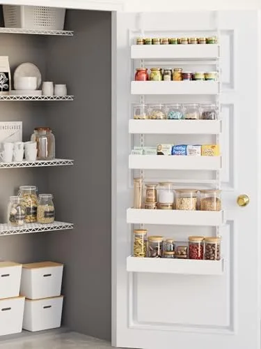 Use the Door Itself as a Second Wall of Storage