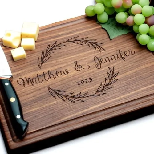 Personalized Couple's Name Cutting Board
