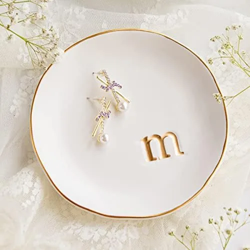 Personalized Initial Ring Dish