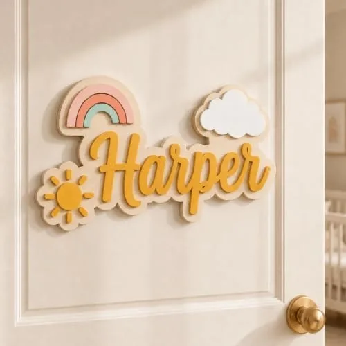 Personalized Kids' Name Door Sign