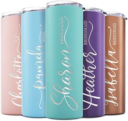 Personalized Name Tumbler Set