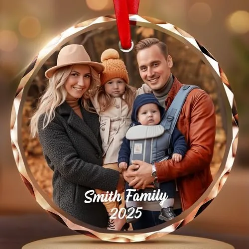 Personalized Photo Christmas Ornament