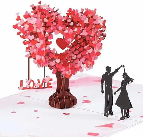 Pop-Up Love Tree Greeting Card