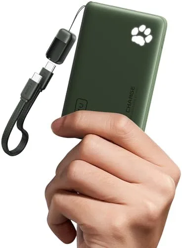 Portable Power Bank with Clip Strap