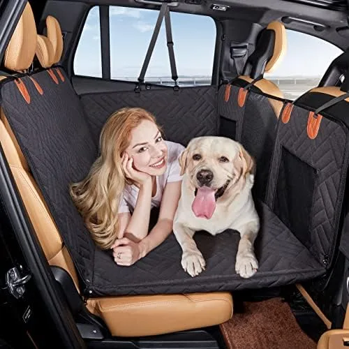 Quilted Dog Car Seat Cover Hammock