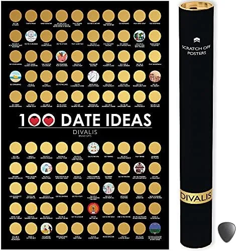 Scratch Off Date Night Bucket List Poster