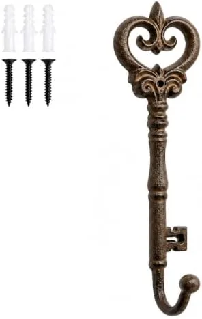 Line Up Keys and Jewelry on a Row of Skeleton Hooks