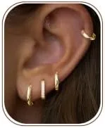 Small Huggie Hoop Earrings