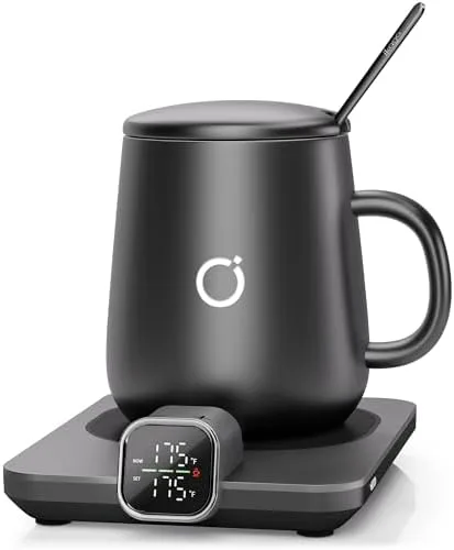 Smart Mug Warmer with Temperature Display