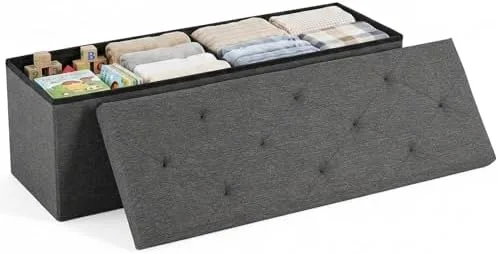 Trade a Stiff Chair for a Seat That Hides a Blanket Stash