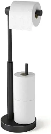 Stand a Holder Beside the Toilet Instead of Drilling Into Tile