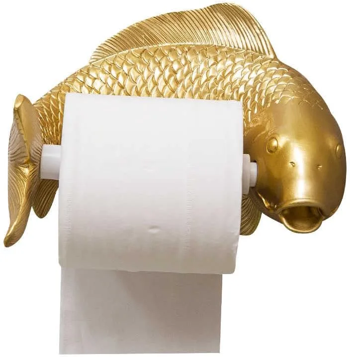 Wrap a Metal Koi Around the Roll Instead of Mounting It Flat