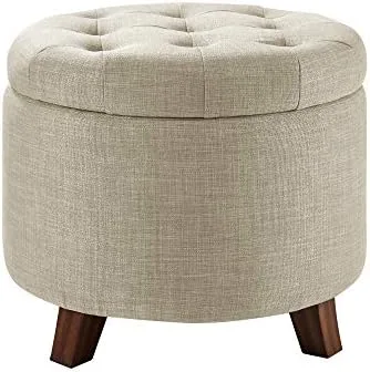Bring In a Storage Ottoman for Extra Seating