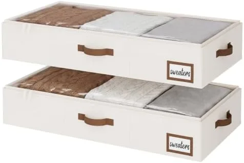 Under-Bed Storage Bags, Set of 2
