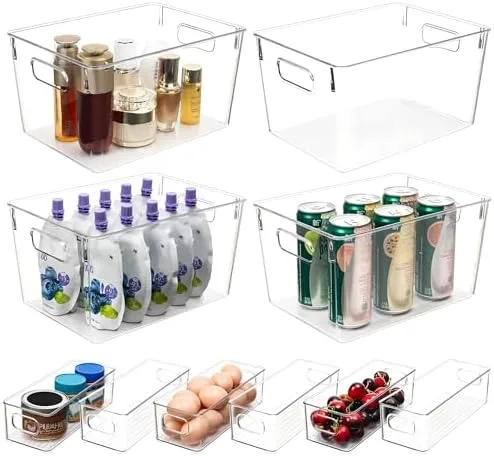 Stack Clear Bins by Category Instead of Piling Everything Into One