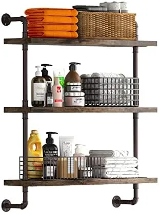 Set a Narrow Shelf Where the Pipe Leaves the Least Amount of Usable Room