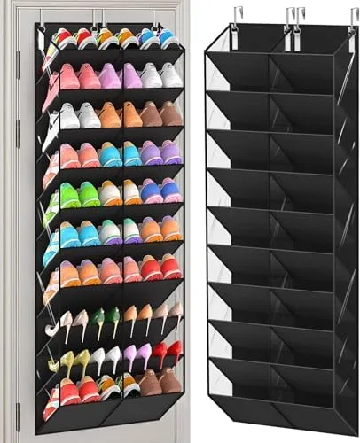 Hang an Over-the-Door Pocket Organizer for Everything Too Small for a Shelf