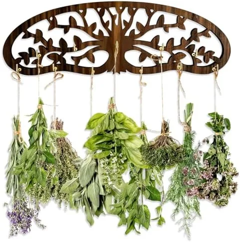 Wall Herb Drying Rack