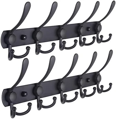 Hook Bags, Hats, and Jackets Onto One Rail Instead of a Chair